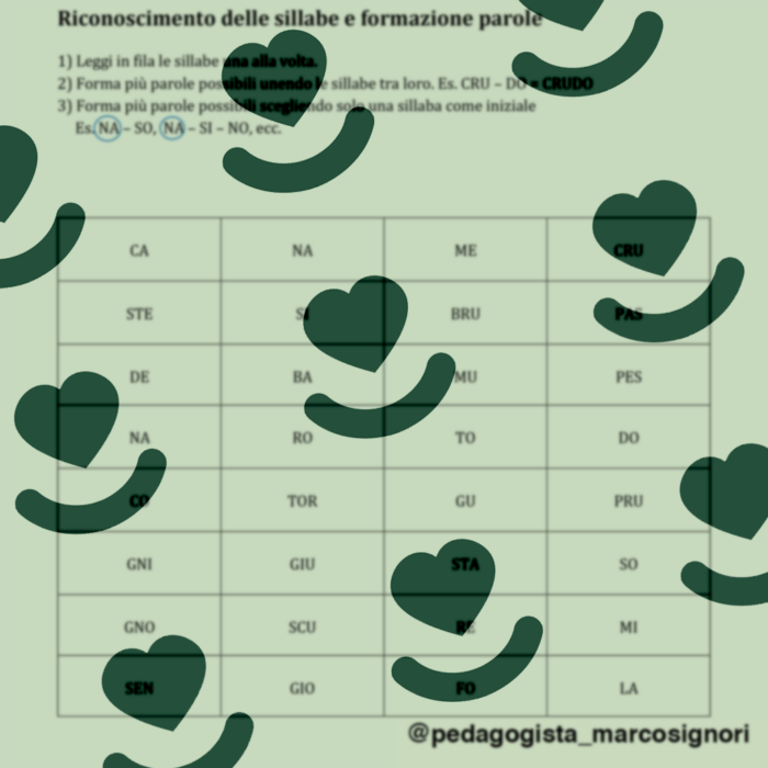 Schede di valutazione sillabica - immagine 3